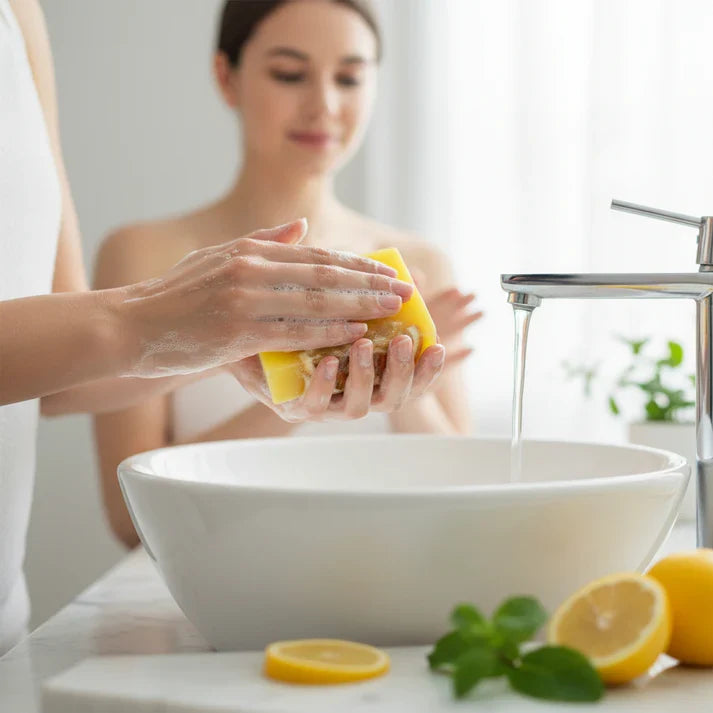 Săpun Handmade - Puțin Soare 100g Imagine secundară a produsului