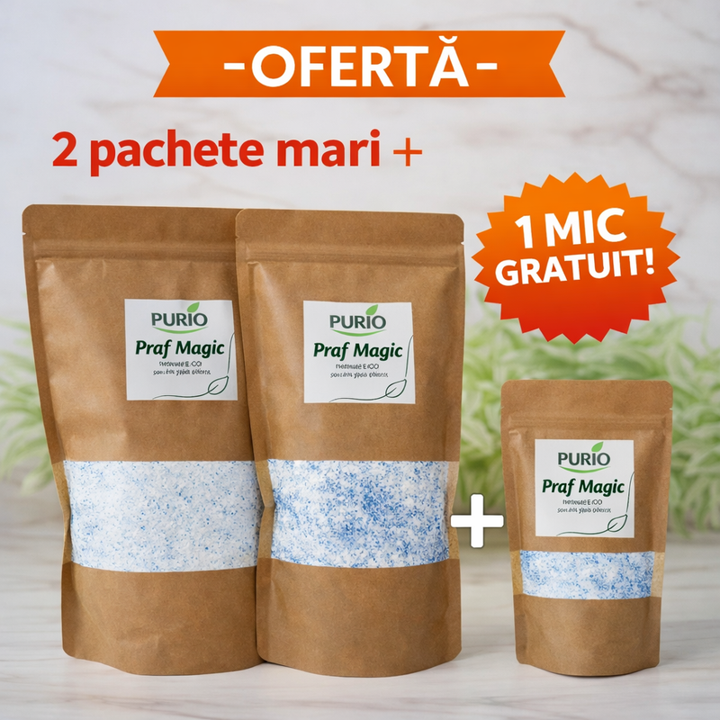 Ofertă 2+1: 2 × Praf Magic 1500g + 400g GRATUIT