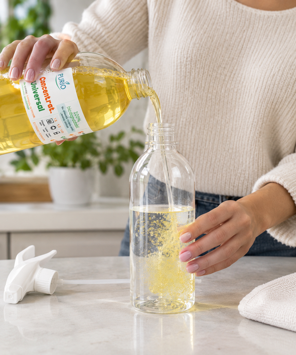 Concentrat Universal PURIO 1L — Multi-uz cu Gălbenele + 3 Recipiente CADOU